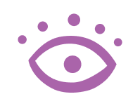 ioc-spirituality Abstract spirituality icon featuring an eye symbol representing awareness and inner vision