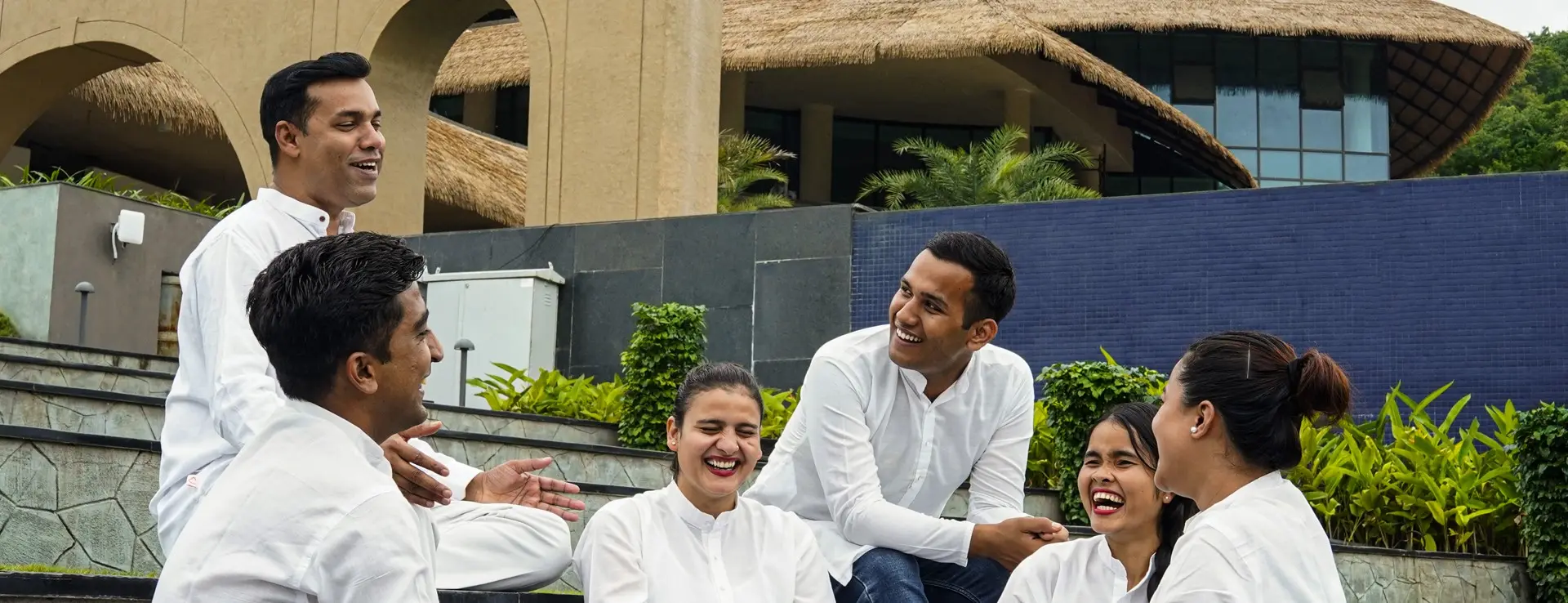 Swastik Wellness Center pepole enjoying, showcasing Luxury Spa and Wellness Retreats blending ancient and modern techniques.