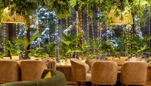Private Dining Space – Dining experience Private dining at Swastik Luxury Resort a serene wellness retreat offering a transformative experience amidst lush greenery.