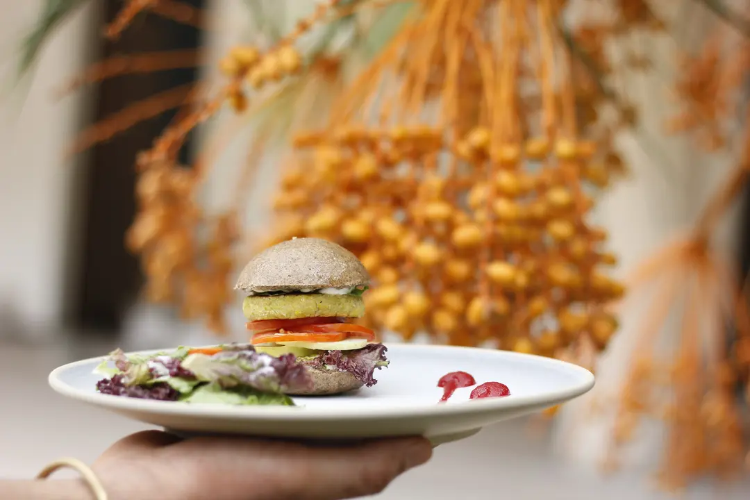 Rooted in Wellbeing Holistic dish at Swastik Wellness with unprocessed ingredients for optimal health and detox.