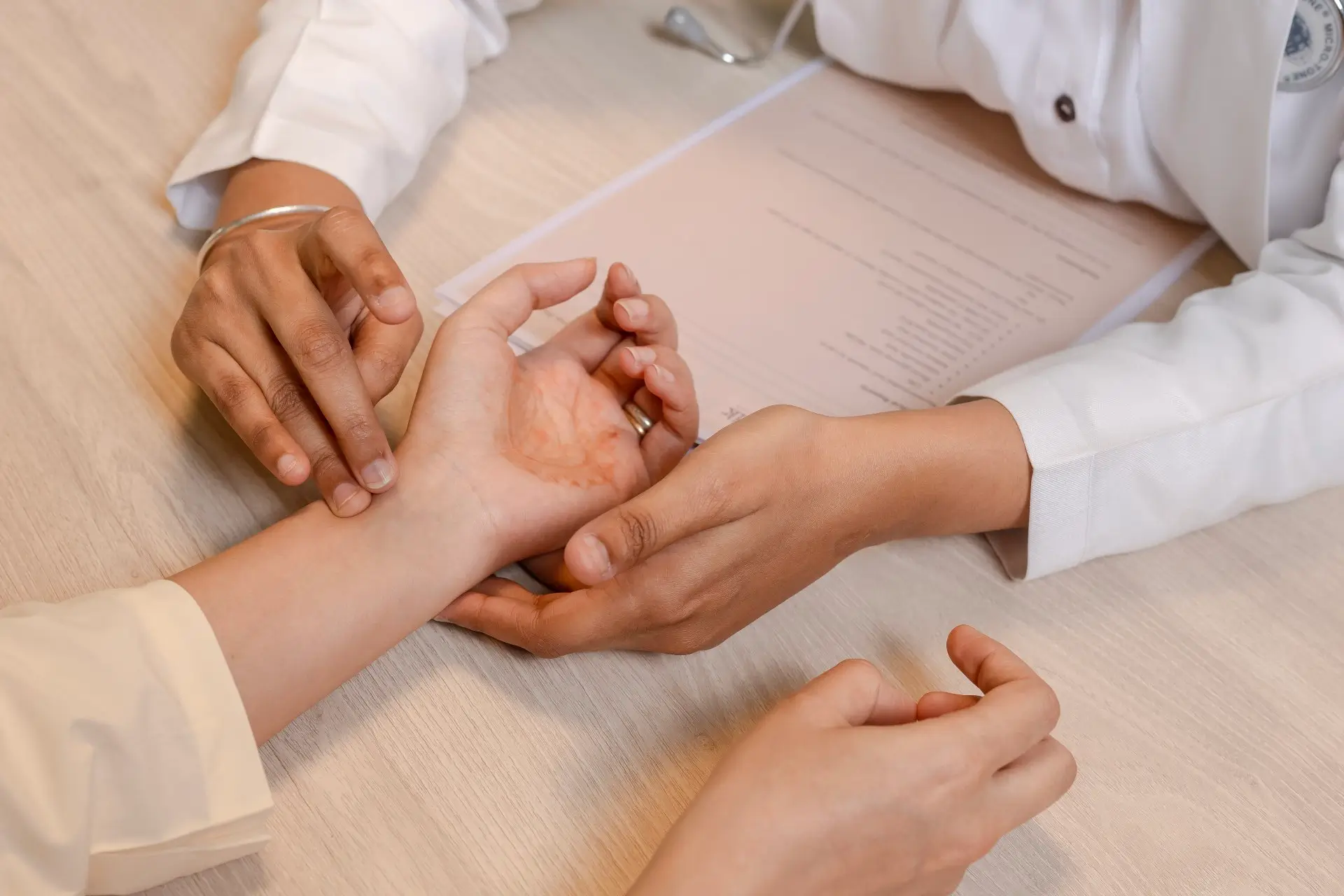Consultation room at Swastik Anand Vihar, offering personalized Naturopathy and Ayurveda sessions for holistic health.